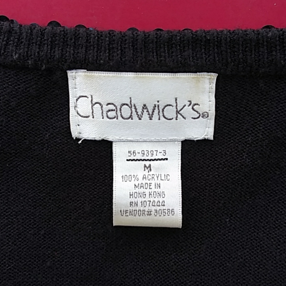 Chadwick's "Glitter" Sequence Blouse /Shell - image 7